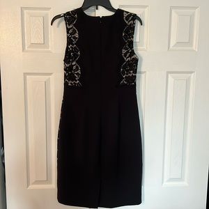 J. Crew Black Lace Sheath Dress
